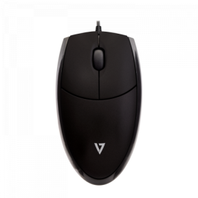 Mouse Optic V7 MV3000010-BLK-5E, USB, Black