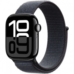 SmartWatch Apple Watch S10 Aluminium, 1.96inch, Curea Nylon, Ink Sport Loop