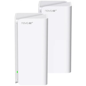 MESH Tenda, wireless, router AX5700, pt interior, 5700 Mbps, port Gigabit LAN x 2, 1 x WAN, 2.4 GHz | 5 GHz, antena interna x 7, standard 802.11ax,Wi-Fi 6E "MX21 Pro(2-pack)" (include TV 1.75lei)