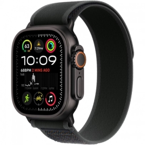 SmartWatch Apple Watch Ultra 2 v2 Titanium, 1.92inch, 4G, Curea Nylon S/M, Black Titanium Case