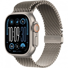 SmartWatch Apple Watch Ultra 2 v2 Titanium, 1.92inch, 4G, Curea Titan M, Titanium Milanese Loop