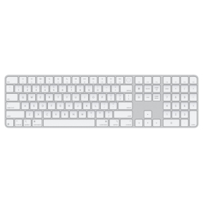 Tastatura Wireless Apple Magic Touch ID and Numeric Keypad (2024), Layout US, Silver-White
