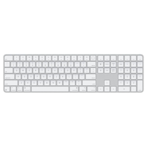 Tastatura Wireless Apple Magic Touch ID and Numeric Keypad (2024), Layout INT, Silver-White