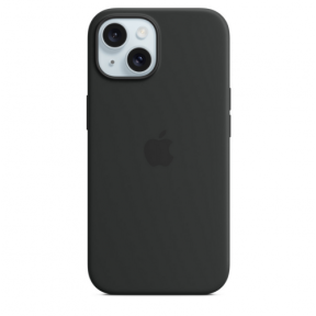 Protectie pentru spate Apple cu MagSafe pentru iPhone 15, Black