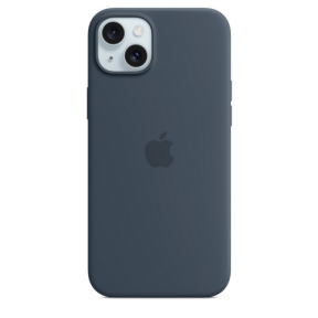 Protectie pentru spate Apple pentru iPhone 15 Plus, Storm Blue