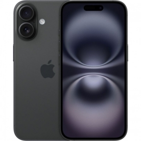 Telefon Mobil Apple iPhone 16, Dual SIM Hybrid, 256GB, 8GB RAM, 5G, Black