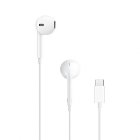 Casti cu microfon Apple MYQY3ZM/A, USB-C, White