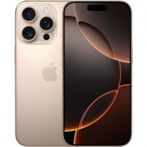 Telefon Mobil Apple iPhone 16 Pro Max, Dual SIM Hybrid, 512GB, 8GB RAM, 5G, Desert Titanium