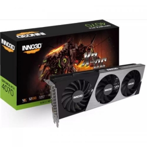 Placa video Inno3D nVidia GeForce RTX 4070 X3 OC 12GB, GDDR6X, 192 bit