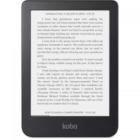 eBook Reader Kobo Clara 2E, 16GB, Ocean Blue
