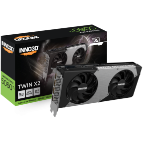 Placa video INNO3D nVidia GeForce RTX 5060 Ti TWIN X2 16GB, GDDR7, 128 bit