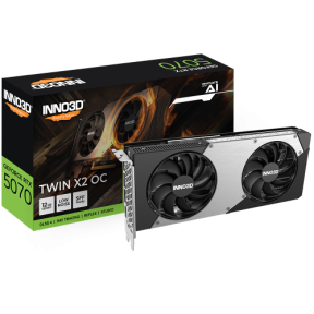 Placa video INNO3D nVidia GeForce RTX 5070 TWIN X2 OC 12 GB, GDDR7, 192 bit