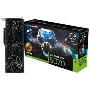 Placa video Gainward nVidia GeForce RTX 5070 Python III OC 12GB, GDDR7, 192 bit