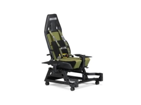 Scaun gaming Next Level Flight Seat Pro Boeing Military Edition, Black-Green
