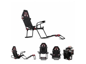 Scaun gaming Next Level Racing Simulator F-GT LITE Cockpit, Black-Red