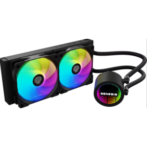 Cooler Procesor Genesis Hydria 240, ARGB LED, 2 x 120 mm, Black