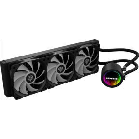 Cooler Procesor Genesis Hydria 360, 3 x 120 mm, Black 