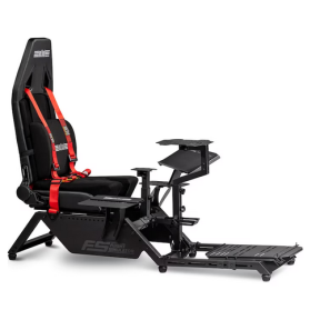 Scaun gaming Next Level Racing Flight Simulator, Black-Red