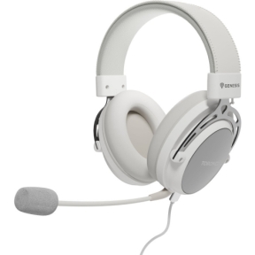 Casti cu microfon Genesis Toron 301, 3 x 3.5 mm jack, White