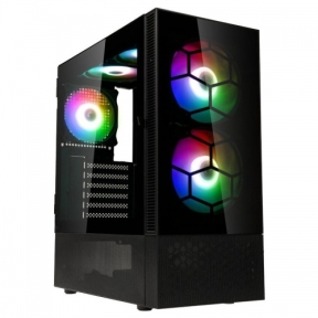 Carcasa Kolink Observatory MX Glass ARGB Black, Fara sursa