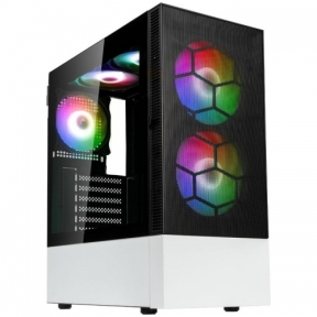 Carcasa Kolink Observatory MX Mesh ARGB Black-White, Fara sursa