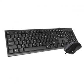 Kit Omega OKM-09 - Tastatura, USB, Black + Mouse Optic, USB, Black