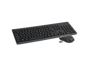 Kit Wireless Omega OKM071 - Tastatura, USB, Black + Mouse Optic, USB, Black