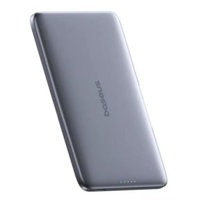 Acumulator extern Baseus PicoGo 5000mAh, 20W, Ultra-Slim, Magsafe, pentru iPhone seria 12-17, Gri