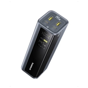 POWER BANK Baseus EnerGeek GP12, 20800mAh, 2 x USB Type-C, 2 x USB, 145W, display, include cablu USB Type-C la USB Type-C 1m, negru, "P10082109813-00" (timbru verde 0.98 lei) - 6932172687571