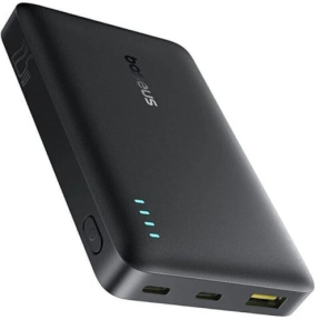 POWER BANK Baseus EnerFill FP21, 10000mAh, 22.5W, 2 x USB Type-C, 1 x USB, include cablu USB Type-C la USB Type-C, negru, "P1008210D123-00" (timbru verde 0.98 lei) - 6932172690304