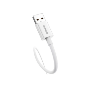 Cablu de date Baseus P10320102214-01, USB male - USB-C male, 1 m, White