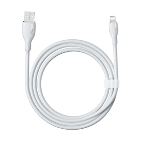 Cablu de date Baseus P10355702221-01, USB-A male - Lightning male, 2m, White