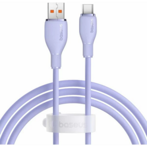 Cablu de date Baseus Pudding, USB-A male - USB-C male, Violet