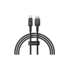 Cablu de date Baseus P10355801111-01, USB-A male - USB-C male, 2m, Black