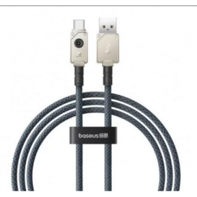 Cablu de date Baseus P10355801221-00, USB-A male - USB-C male, 1m, Black