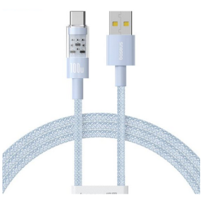 Cablu de date Baseus Gem, USB-A male - USB-C male, 1m, Blue