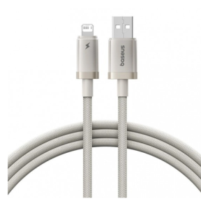 Cablu de date Baseus Titanium, USB-A male - Lightning male, 2 m, Gold
