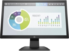 Monitor LED HP P204V, 19.5inch, 1600x900, 5ms GTG, Black