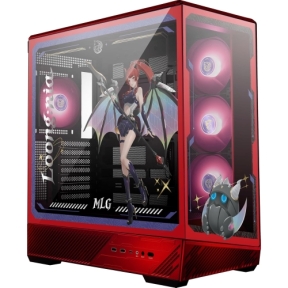 PANO 130R MLG EDITION, Mid-Tower, ATX, cu 4 ventilatoare incluse 120 mm ARGB, Rosu 306-7G32M21-HH9