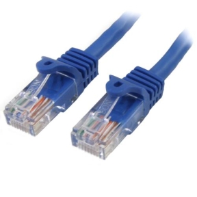 Patch Cord Startech 45PAT2MBL, Cat5e, UTP, 2m, Blue