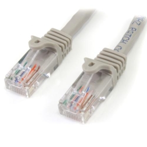 Patch Cord Startech 45PAT50CMGR, Cat5e, UTP, 0.5m, Gray