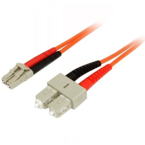 Patch Cord Startech 50FIBLCSC1, LC - SC, 1m, Orange