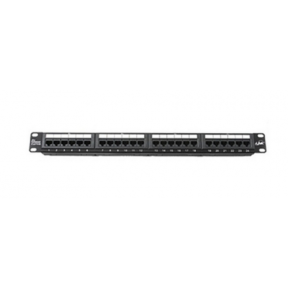 Patch Panel AMP 1479154-2, 19inch, 24x porturi, Black