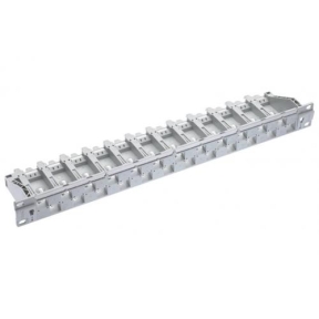 Patch Panel R&M R812467, 19inch, 1U, 24 porturi, Cat6, Keystone, Gray