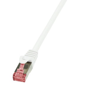 Patchcord Logilink, Cat6, S/FTP, 0.25m, White