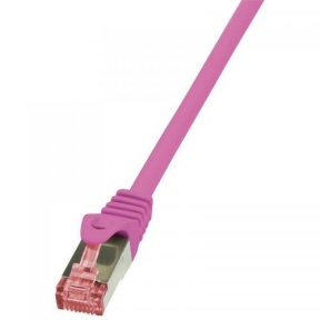 Patchcord Logilink, Cat6, S/FTP, 1m, Pink