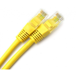 Patchcord Spacer, UTP, Cat.5e, 0.25m, Yellow