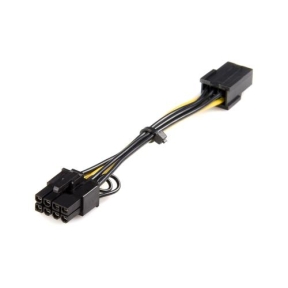 Cablu Startech PCIEX68ADAP, PCI Express Power (6 pin, v 1.x) - PCI Express Power (8 pin, v 2.x)