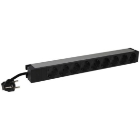 PDU Legrand LN646821, 9x Schuko, Black