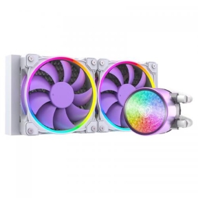 Cooler procesor ID-Cooling Pinkflow 240 Diamond Purple, ARGB, 2x 120mm